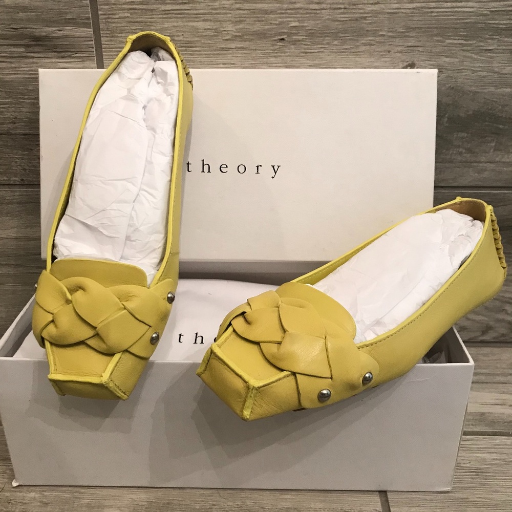 Theory Elin Mocossin in Lemon Yellow, Size 36 / 6